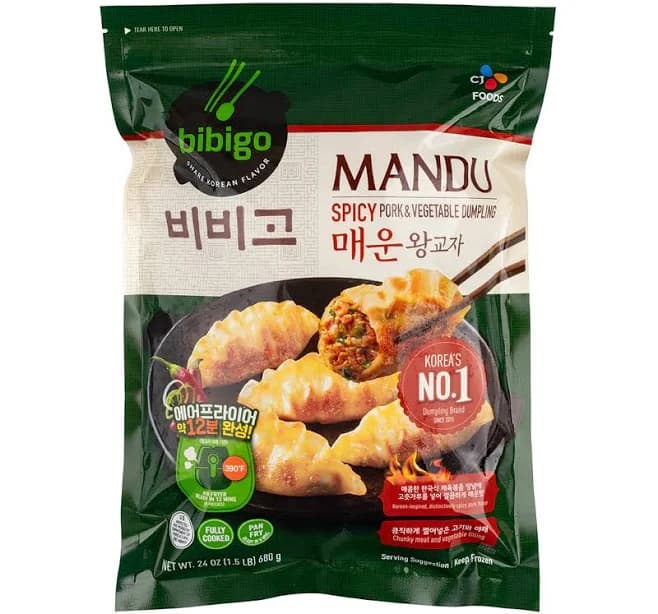 Bibigo Spicy Pork & Vegetable Dumplings