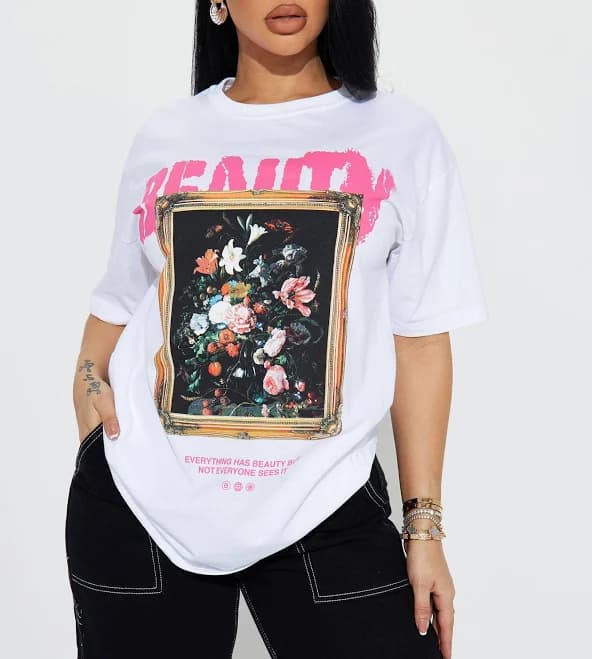 Fashion Nova Short Sleeve Graphic T-Shirt