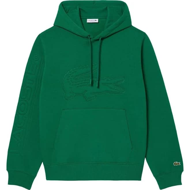 Lacoste Men's Relaxed Fit Logo Patch Hoodie