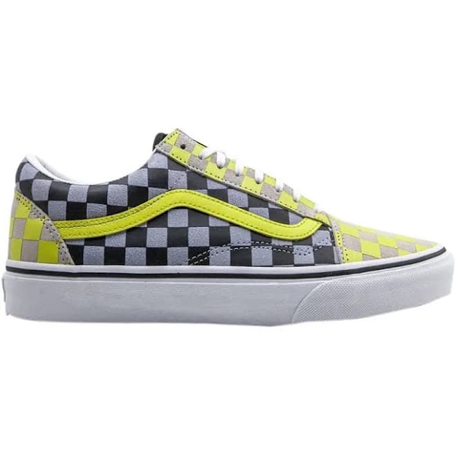 Vans Old Skool 'Black Yellow Checkerboard' | Multi-Color | Men's Size 3.5
