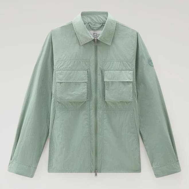 Woolrich Men's Crinkle Nylon Shirt Jacket