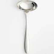 Crate & Barrel Stainless Steel Buffet Ladle