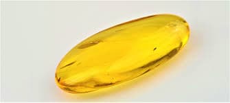 Baltic Amber Stone: Yellow Teardrop With Fly Inclusion (2.76x1.30 Inch) - Etsy Ireland