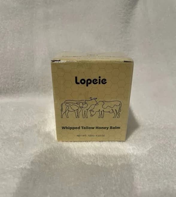Lopeie Whipped Tallow Honey Balm Moisturizer For Face 120g / 4.23 Oz