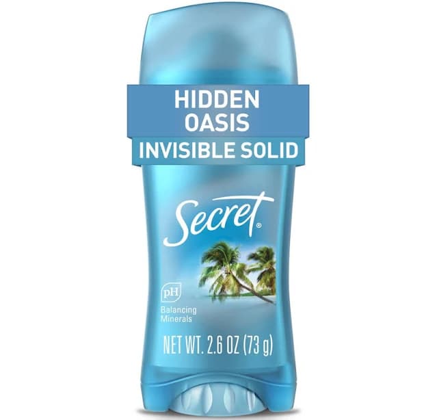 Secret Women's Invisible Solid Antiperspirant & Deodorant