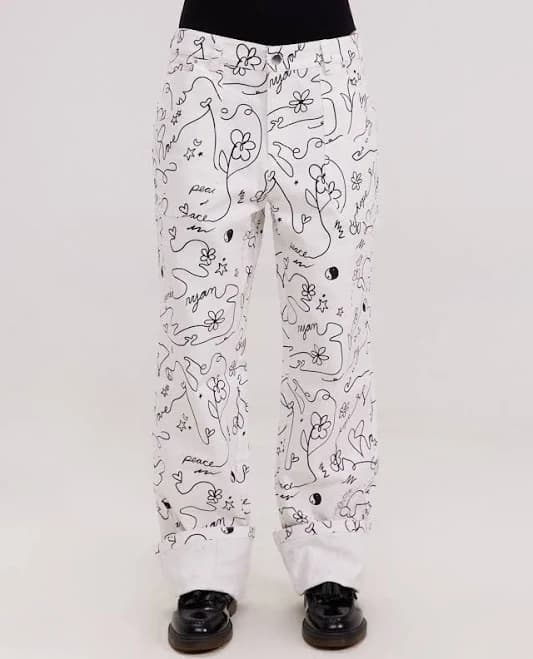 SAMII Ryan Women's Scribble Carpenter Pants