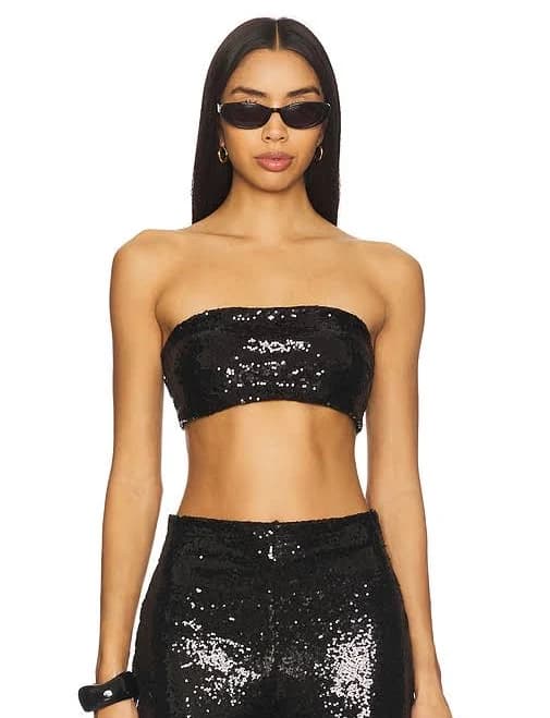 Ripley Rader Sequin Bandeau Top