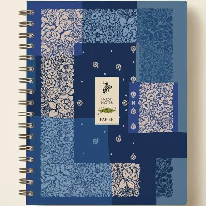 Woven Trails Spiral Lined Notebook