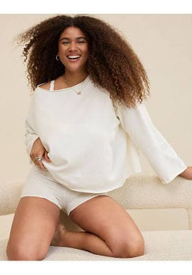 Aerie Sunday Soft Boatneck Sweater