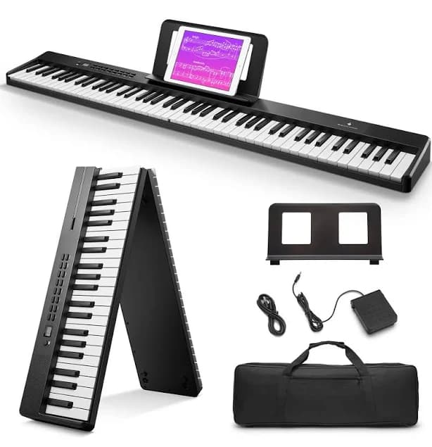 Donner DP-10 Foldable 88-Key Semi-weighted Digital Piano