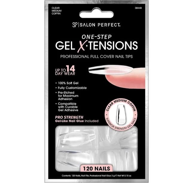 Salon Perfect Artificial Fake Press On Nail Tips