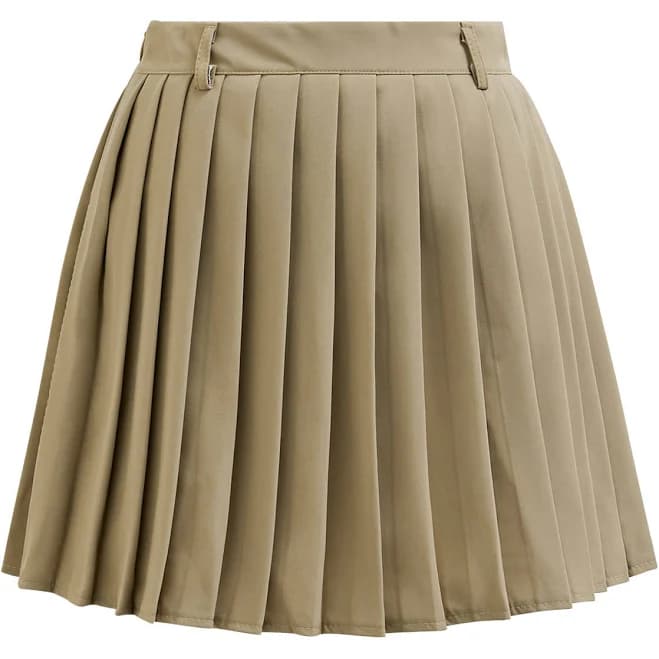 Classic Pleated Mini Skirt