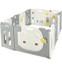 Fragrances N More 12 Panel Baby Playpen with Kids Activity Play Yard