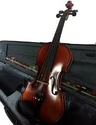Dark Flamed Full Size Rothenburg Violin/Fiddle with Case and Bow