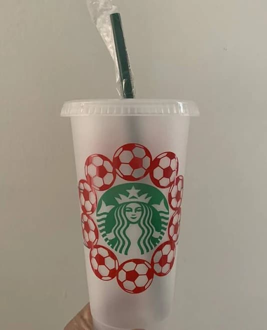 Starbucks Reusable Cold Cup Tumbler Drink 24oz
