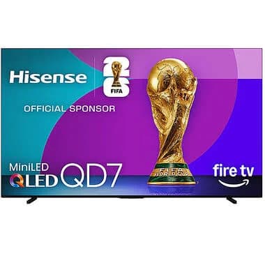 Hisense Class QD7 Series MiniLED QLED 4K UHD HDR Smart Fire TV