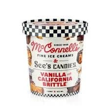 McConnell's Vanilla with California Brittle Ice Cream