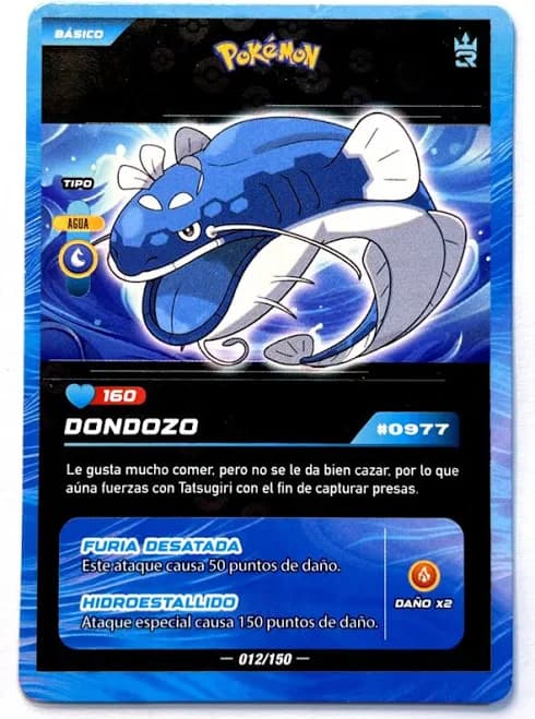 2024 Pokemon Black Edition Tcg 012 Dondozo Paldea Peru Card Edition