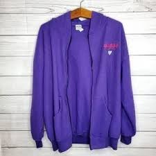 Guess | Shirts | Guess By Georges Marciano 9s Hooded Purple Sweater Vintage Mens Sz Xl Us Made | Poshmark