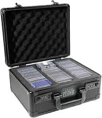 Card Titan Card Safe 3 Row - Lockable Premium Trading Card Storage Case - Holds up to 345 Standard 35pt Top loaders - Sports Card Case with Laser Cut Foam Interior : Toys & Games - Amazon.com
