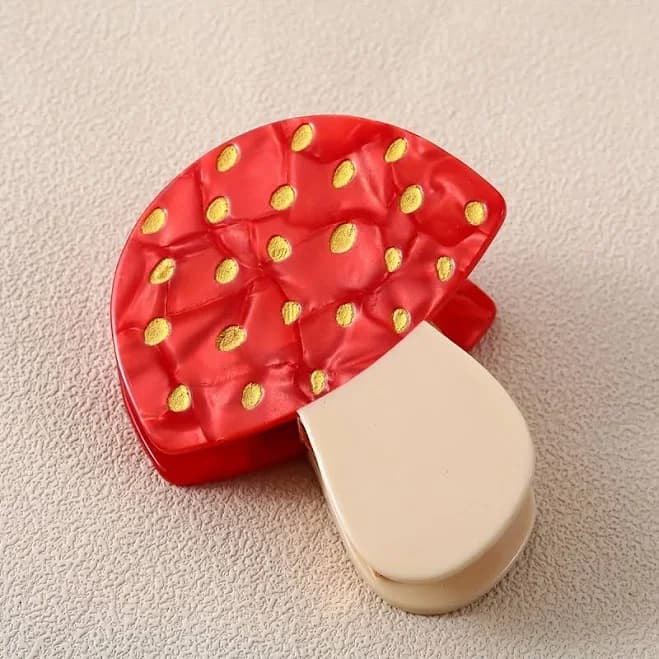 Women's Mushroom Hair Clips
