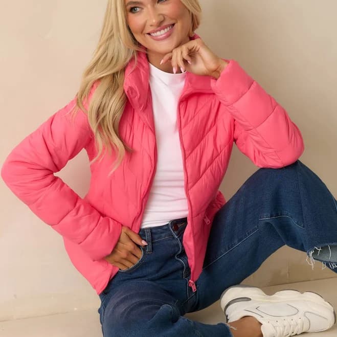 Red Dress Women's I Mean It Puffer Jacket