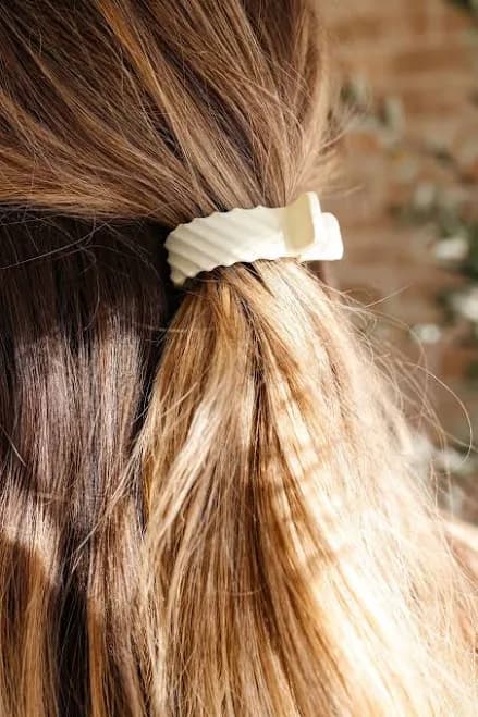 Ponytail Claw Clip Diagonals