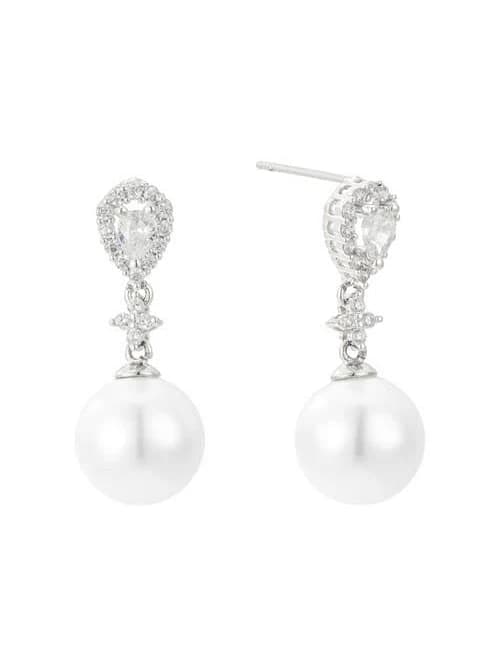 Untamed Petals Melody Pearl Drop Earrings