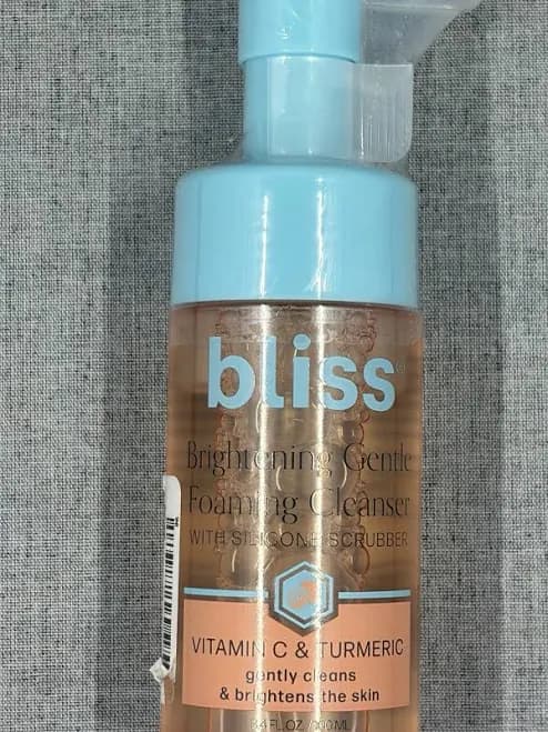 Bliss Brightening Gentle Foaming Cleanser / Vitamin C & Tumeric