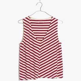Madewell Women's Chevron Stripe Tank Top