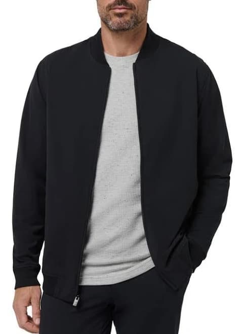 TravisMathew Men's Stretchknit Bomber Jacket