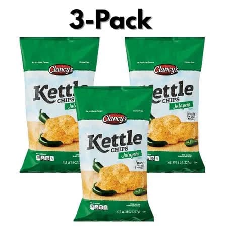 Clancy's Kettle Chips Jalapeo 3-Pack