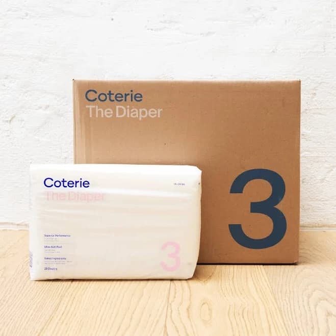 The Coterie Diaper, 6 Packs, Size 03