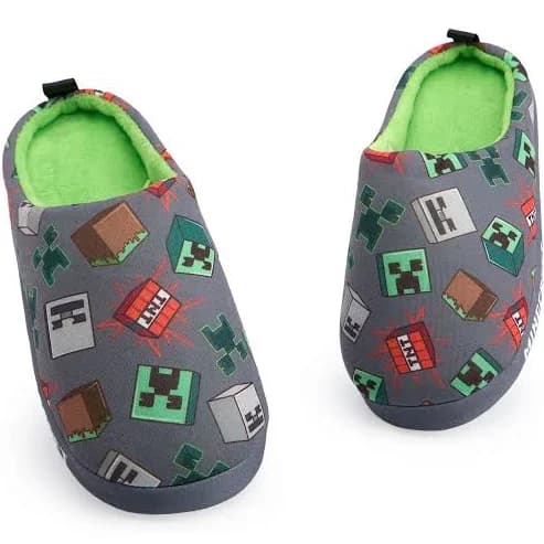 Vanilla Underground Minecraft Boys Slippers