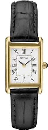Seiko Women's Square Leather Watch