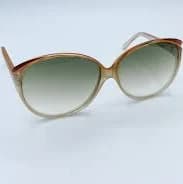 Vintage Oversized Sunglasses with Ombre Tint Lenses