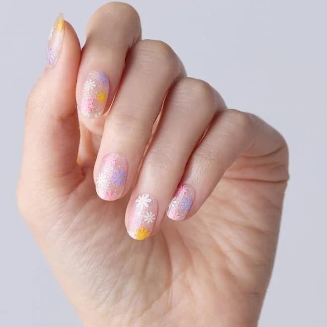 Ohora Semi-Cured Gel Nail Strips (N Daisy Disco)