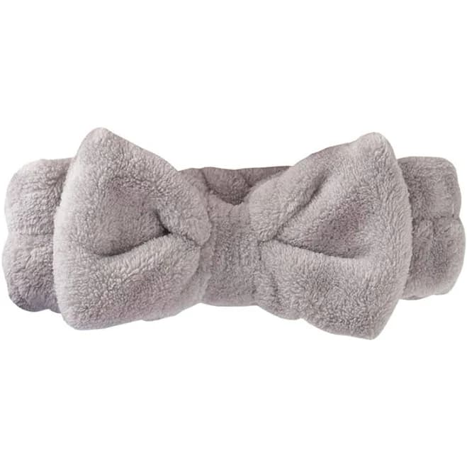 Plush Bow Spa Headband