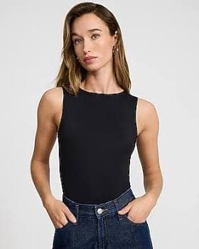 Express Women's Mid Compression Boat Neck Bodycon