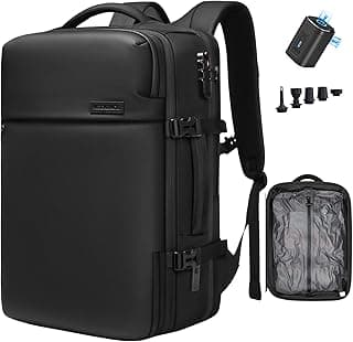 Vacuum Travel Backpack, 70L Expandable Air Vacuum Backpack for Travel, Vacpack Travel Vacuum Bags with Pump, TSA Lock, USB Charging Port, Waterproof