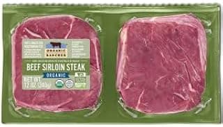 Organic Beef Top Sirloin Steak, 12 Oz