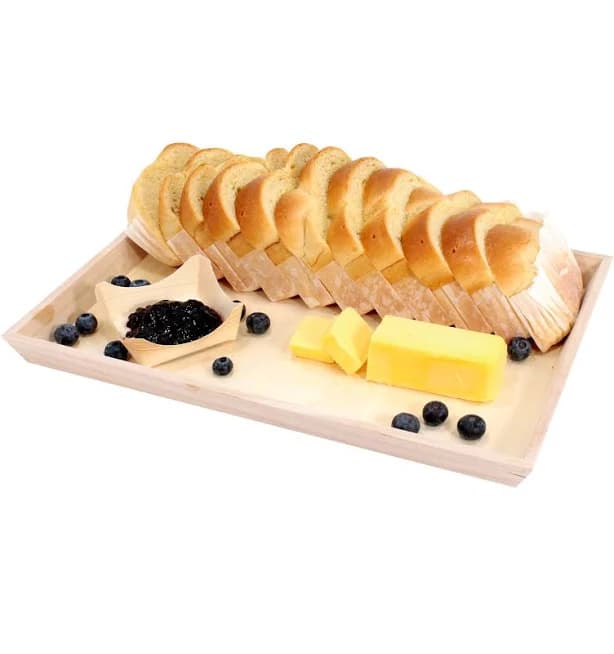 Tree Choice 14" x 10" Wooden Rectangular Heavy Duty Tray/ Charcuterie Board