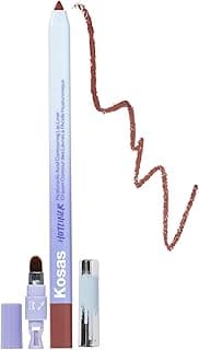 Hotliner Retractable Lip Liner Pencil with Built-In Brush & Sharpener - Easy Contouring, Hydrating, Long-Lasting- Pigmented Creamy Texture for Plumping Lips - Hyaluronic Acid & Konjac - Infinite