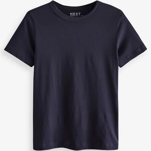 Womens NEXT Essential Pure Cotton Short Sleeve Crew Neck T-Shirt