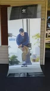 Adidas DIEGO NAJERA Advertising Banner RARE Skater Skateboarding Clothing