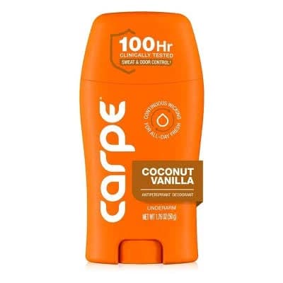 Carpe Women's 100hr Sweat & Odor Control Underarm Deodorant