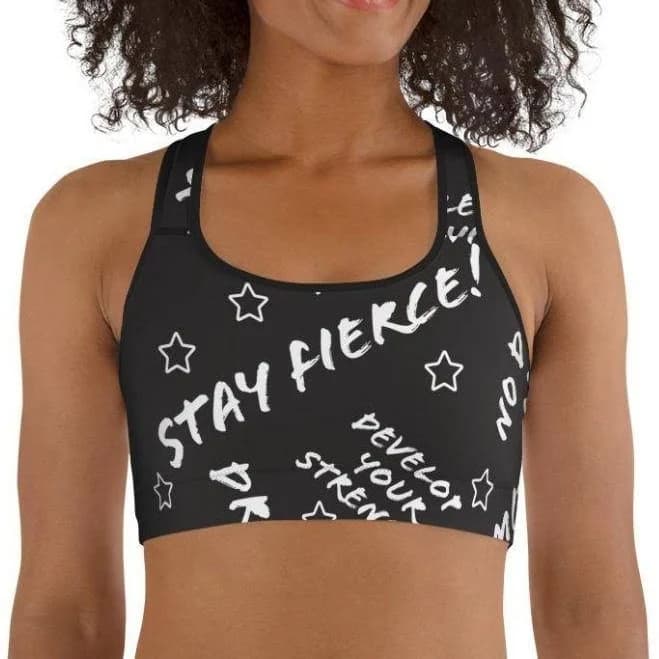 Fiercepulse Motivational Sports Bra