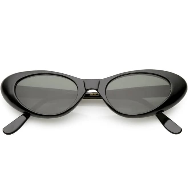 Women's zeroUV Small Retro True Vintage Cat Eye Sunglasses