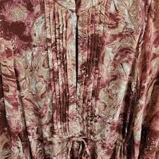 Buddy Love Women's Grace Dress Long Sleeve High Neck Ruffle Maple Sugar Sz Small | eBay