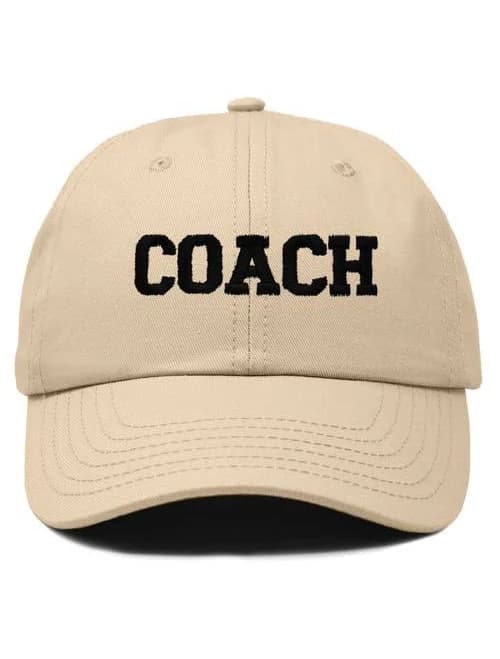 Coach Embroidered Sports Dad Cap